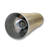 Mel's Manufacturing Twister Muffler - 4"in x 4"Out - 17" - 12" - 51299
